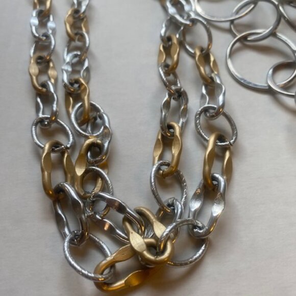 Vintage Necklace Lot. 6 Pieces. Mix of metals and beads - Picture 6 of 12